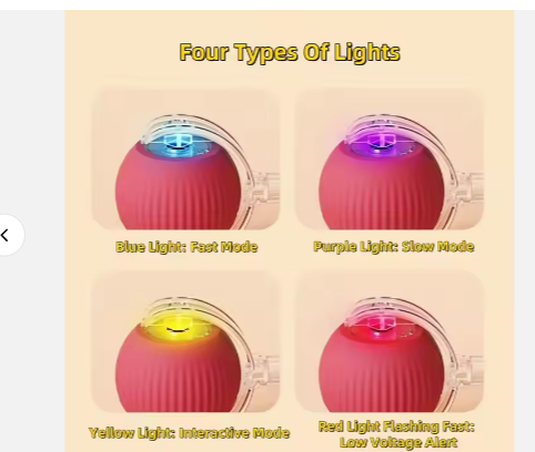 Pelota interactiva para gatos